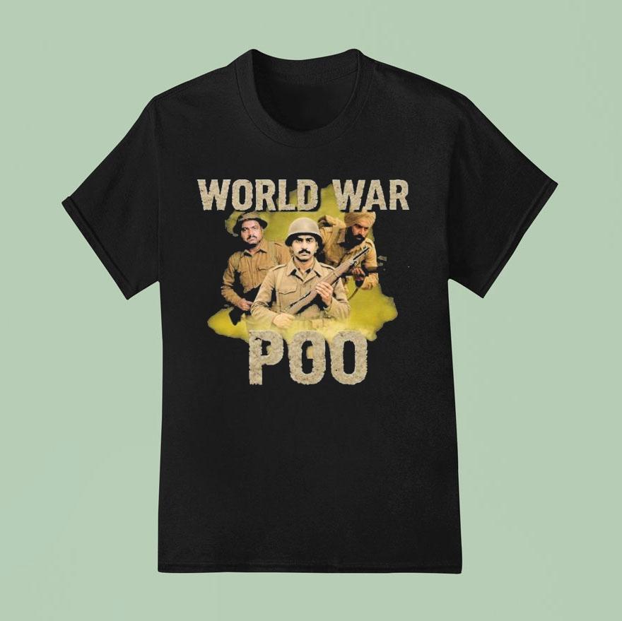 World War Poo Soldier Raag Desh T Shirt