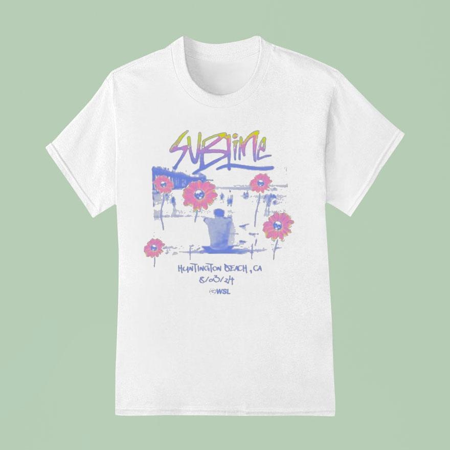 Wsl Sublime Think Huntington Beach Ca T Shirt
