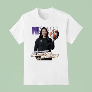 Wslam Natalie Nakase Blow The Whistle Golden State Valkyries T Shirt