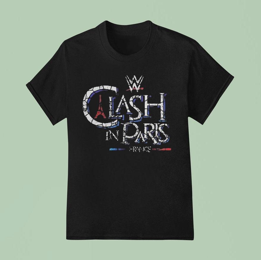 Wwe Clash In Paris France T Shirt