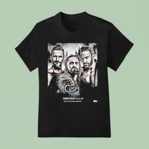 Wwe Clash In Paris Matchup Featuring Seth Rollins Cm Punk And La Knight On August With Championship Bel T Shirt
