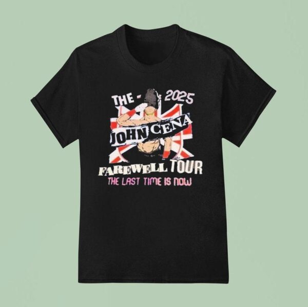 Wwe John Cena The Farewell Tour The Last Time Is Now London T Shirt