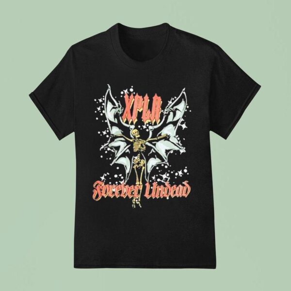 Xplr Forever Undead Skeleton Wings T Shirt
