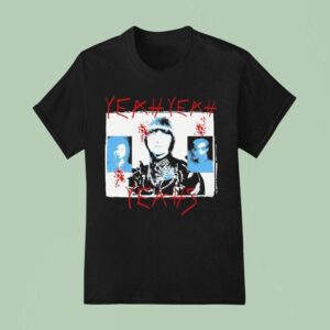 Yeah Yeah Yeahs Spitting Off The Edge Of The World Blood T Shirt