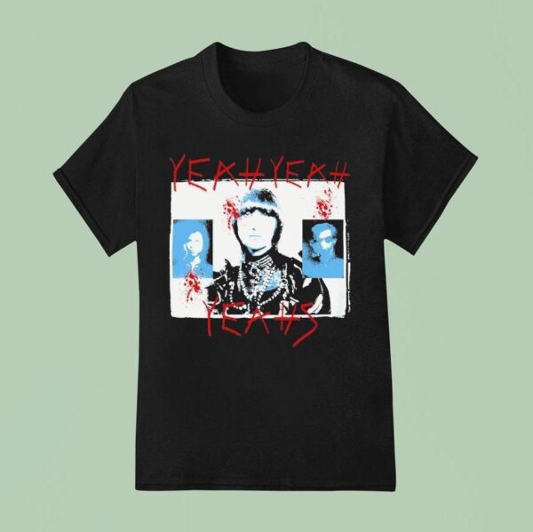 Yeah Yeah Yeahs Spitting Off The Edge Of The World Blood T Shirt