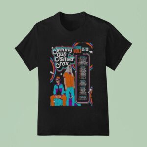 Young Gun Silver Fox Pleasure World Fall Tour Dates T Shirt