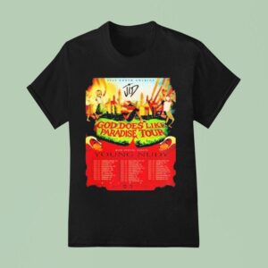 Young Nudy God Does Like Paradise Tour North America Cities Dates T Shirt