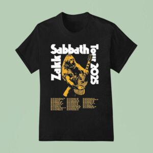 Zakk Sabbath Tour Dates On October In Rancho Mirage Ca T Shirt