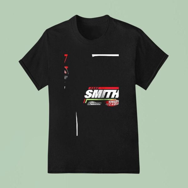 Zane Smith Front Row Motorsports Speedy Cash Car Graphite T Shirt