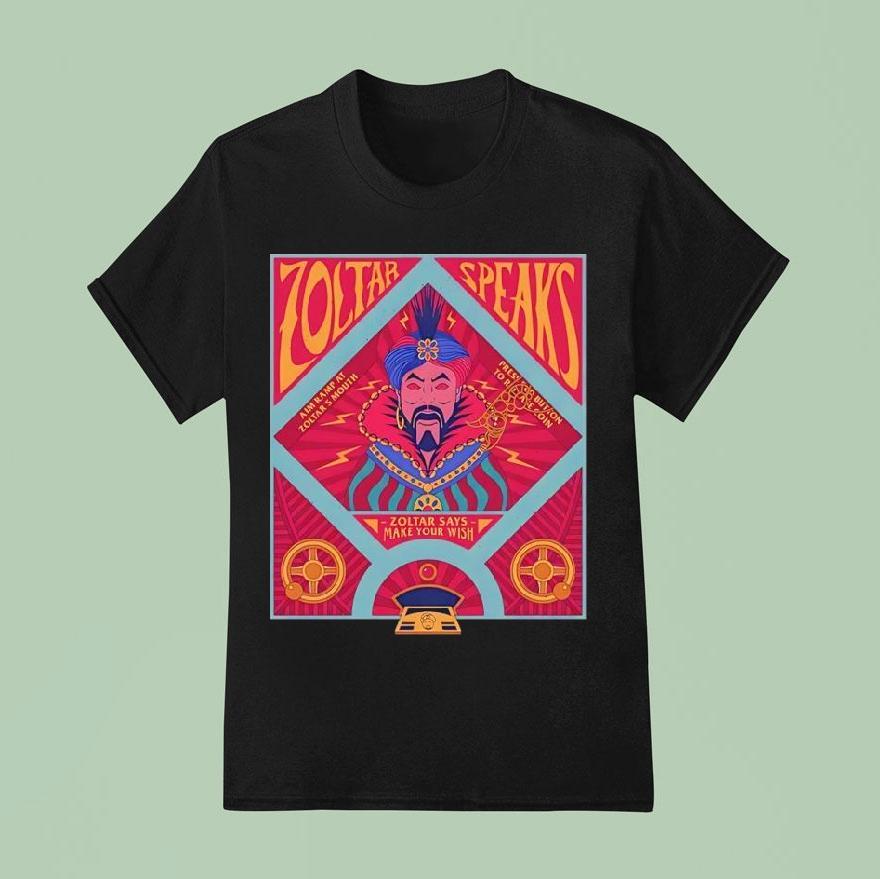 Zoltar Speaks The Zoltar Fortune Teller Machine From Big T Shirt
