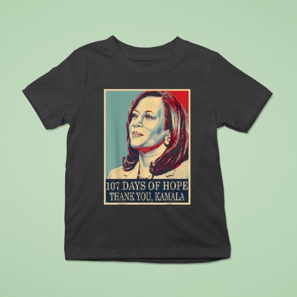 Days Of Hope Thank You Kamala Harris T Shirt