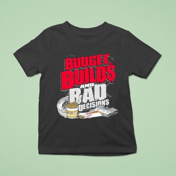 Video Budget Builds And Bad Decisions T Shirt