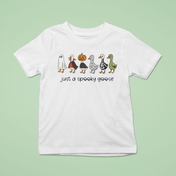Halloween Just A Spooky Goose T Shirt