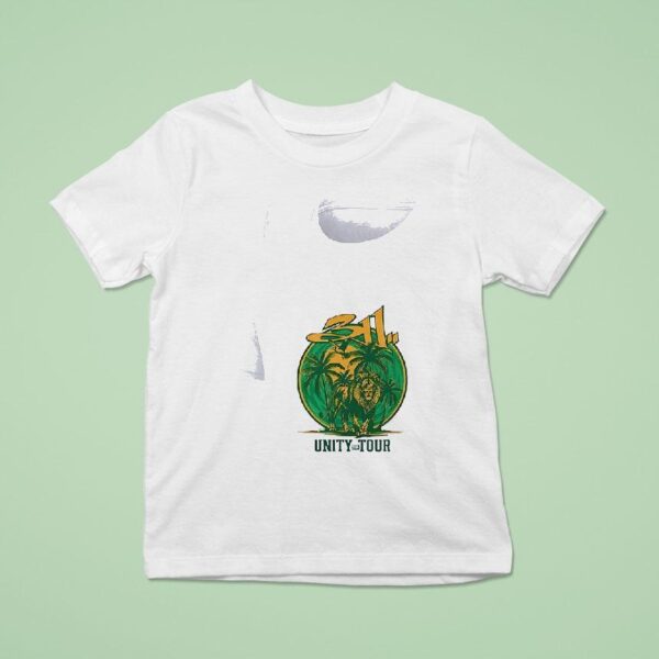 Band Unity Tour Green Lion T Shirt