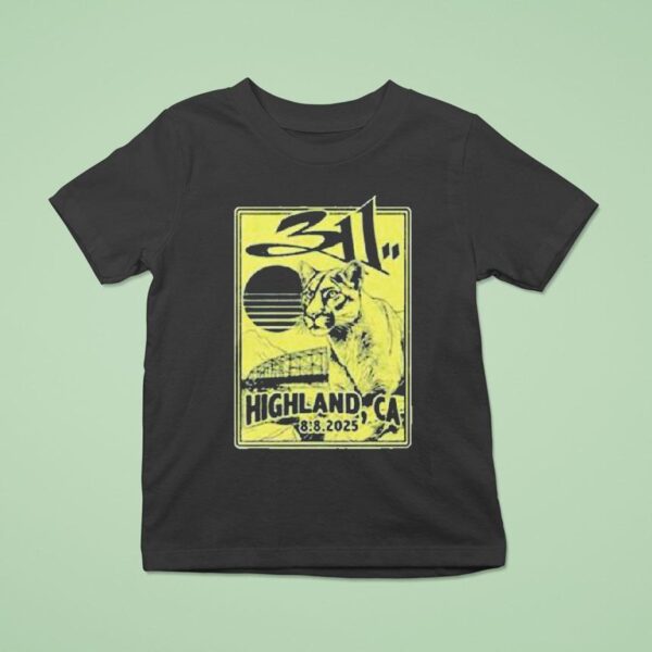 Highland California Concert At Yaamava Theater At Yaamava Resort And Casino On August Lion T Shirt