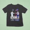 Aaron Judge And Josh Allen New York Yankees X Buffalo Bills Skyline Signatures T Shirt