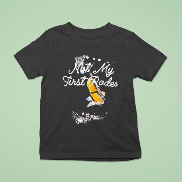 Aaron Rodgers Wearing Kobe Bryant Not My First Rodeo T Shirs T Shirt