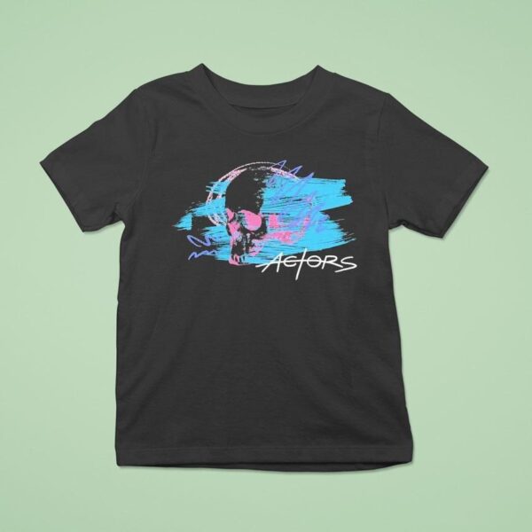 Actors Painted Skull T Shirt