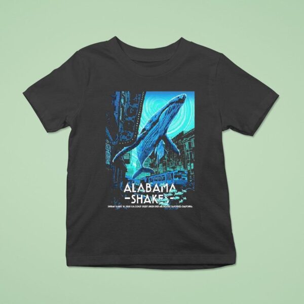 Alabama Shakes San Diego California Gig At Cal Coast Credit Union Open Air Theatre On August T Shirt