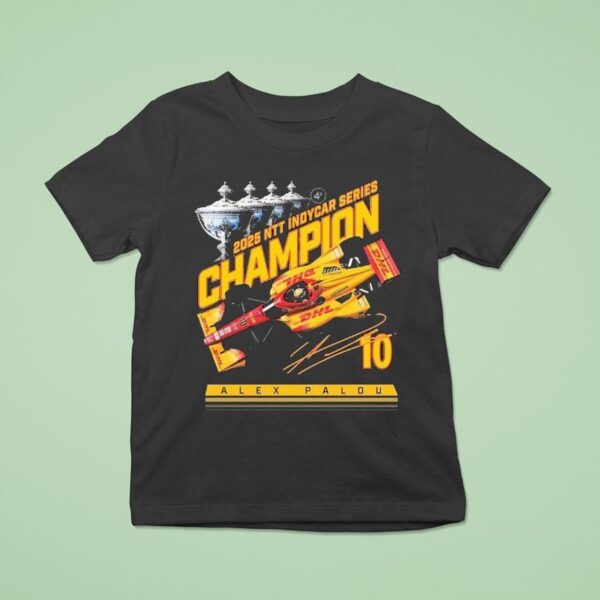 Alex Palou Ntt Indycar Series Champion Trophy T Shirt