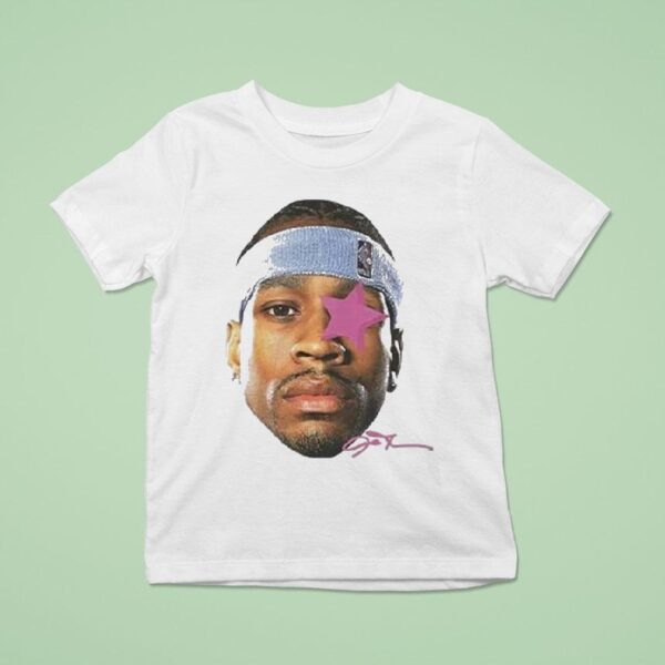Allen Iverson Big Head Star Signature T Shirt