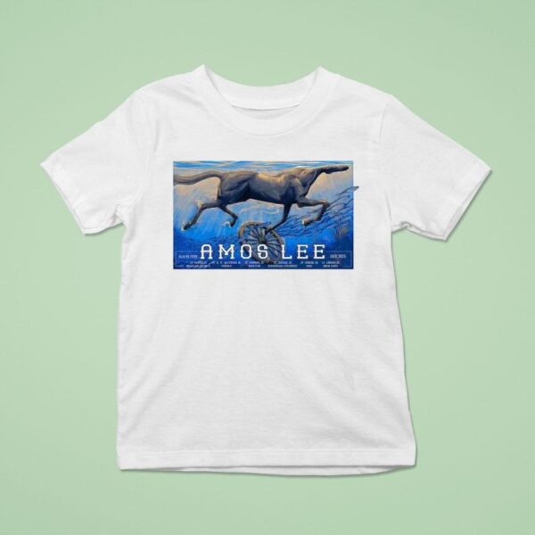 Amos Lee Tour Eu Uk Horse T Shirt