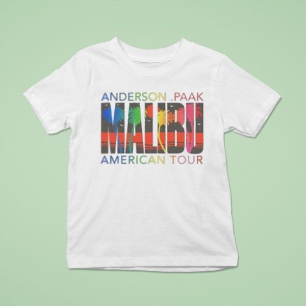 Anderson Paak Malibu Tour Palm Tree T Shirt
