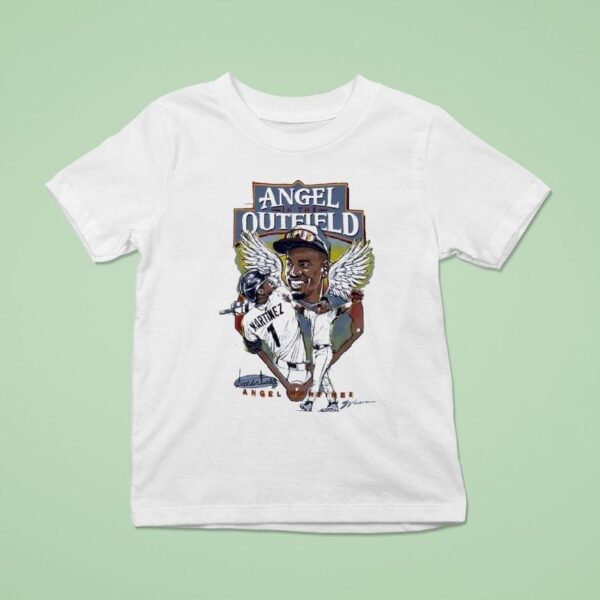 Angel Martinez In The Outfield Cleveland Guardians T Shirt