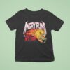 Angry Runs Nfl Tour Helmet Skull Flames T Shirt