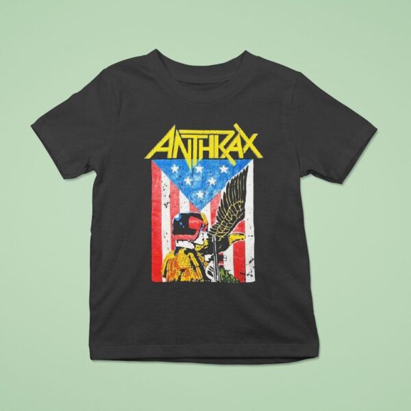 Anthrax Dredd Eagle T Shirt