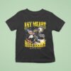 Any Means Necessary Find Comfort In Darkness Depraved Eagle T Shirt