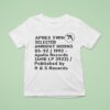 Aphex Twin Selected Ambient Works Apollo Records T Shirt