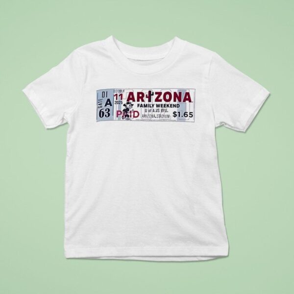 Arizona Wilcats Family Ticket Champion T Shirt