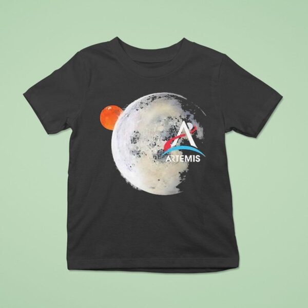Artemis Moon And Mars T Shirt