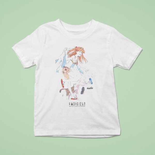 Asuka Langley Soryu Radio Eva Meeting New Quality Via Evangelion Anime T Shirt