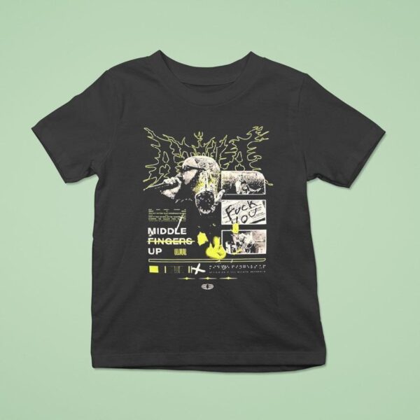 Attila Middle Fingers Up T Shirt