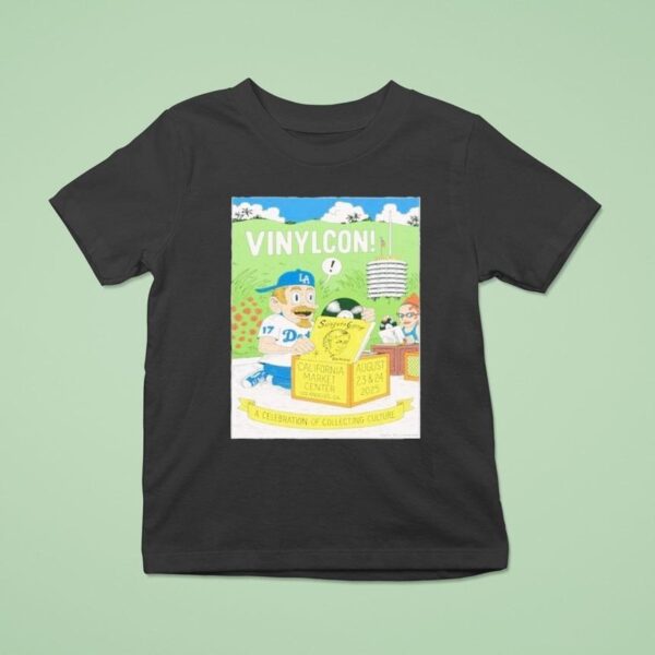 August Vinylcon Los Angeles T Shirt