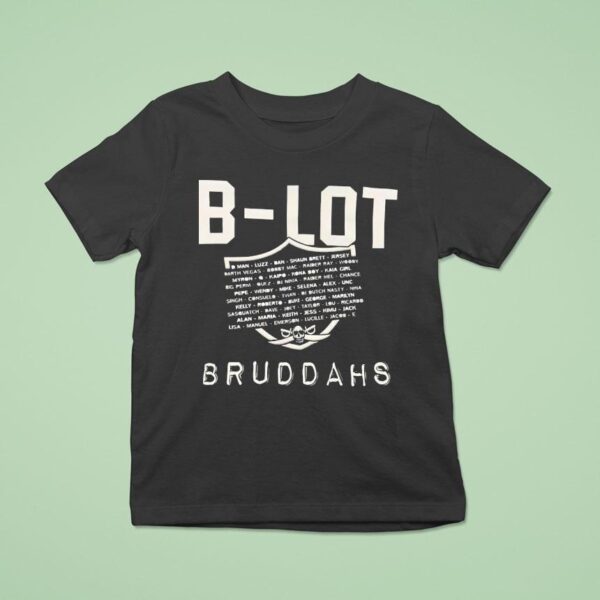 B Lot Bruddahs Style Las Vegas Raiders Logo T Shirt