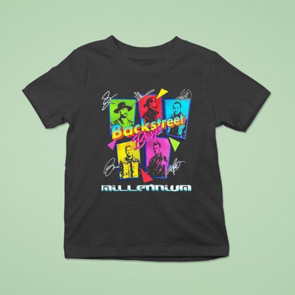 Backstreet Boys Millennium Tour Signatures T Shirt