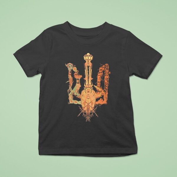 Bamboo Tryzub Of War Standard T Shirt
