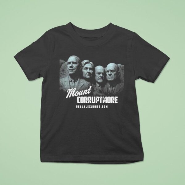 Barack Obama And Nancy Pelosi Mount Corruptmore Alex Jones T Shirt