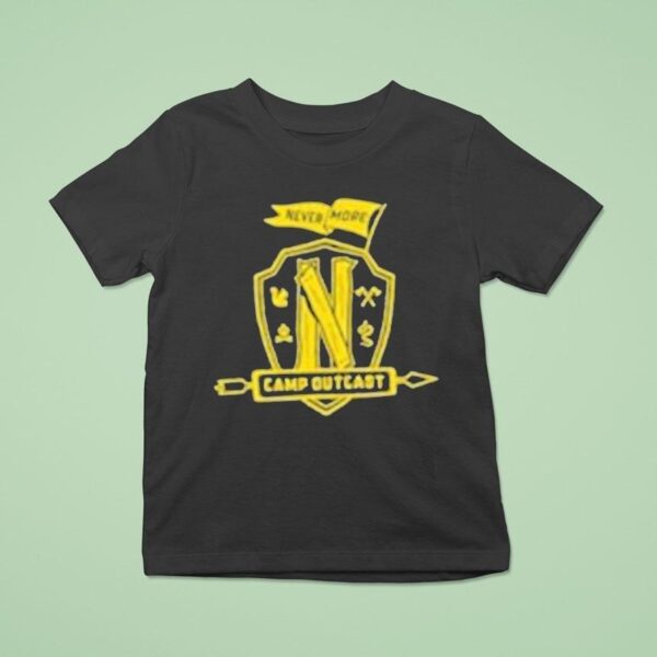 Barry Dort Wednesday Season Nevermore Camp Outcas T Shirt