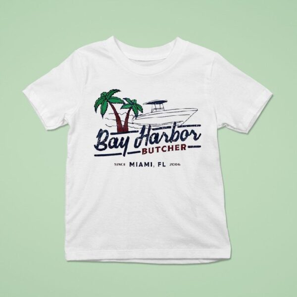 Bay Harbor Butcher Since Miami Fl Vintage T Shirt