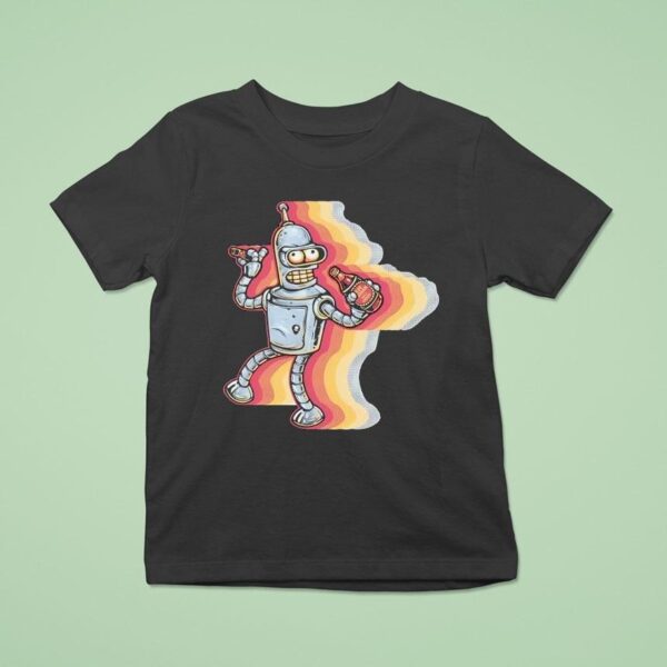 Bender From Futurama Sick Of Non Robots T Shirt