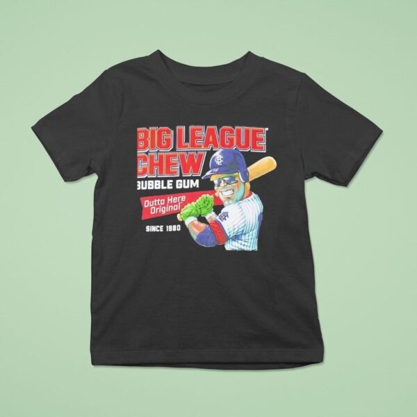 Big League Chew Bubble Gum Outta Here Original Baseball Since T Shirt
