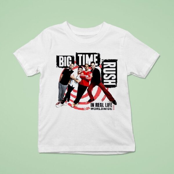 Big Time Rush In Real Life Worldwide T Shirt