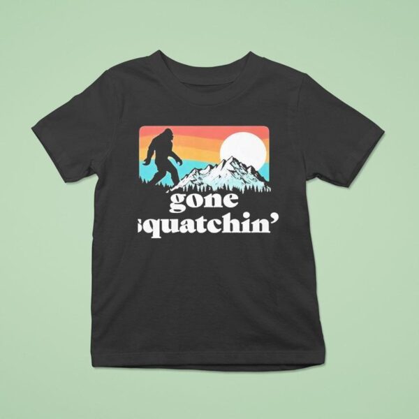 Bigfoot Gone Squatchin Vintage T Shirt