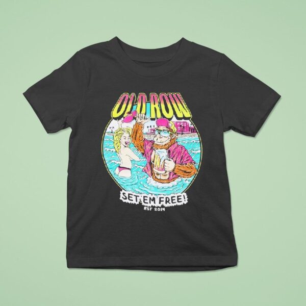 Bigfoot Old Row Set Em Free Est T Shirt