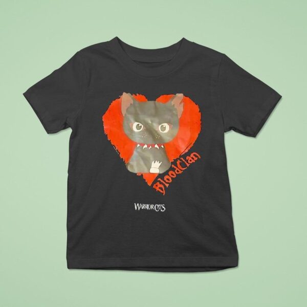 Black Cat Bloodclan Warrior Cats T Shirt