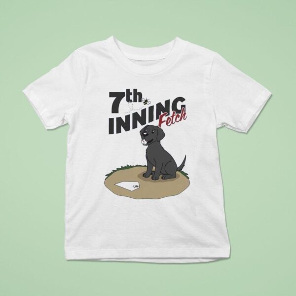 Black Lab Th Inning Fetch Baseball T Shirt
